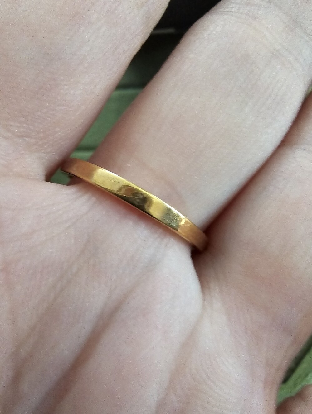 Vintage 14k Gold Plated Ring Size 9 - Picture 5 of 6